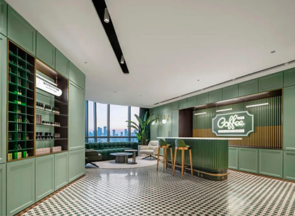 以复古恒久美感的办公室装修设计空间是怎样的——HBN